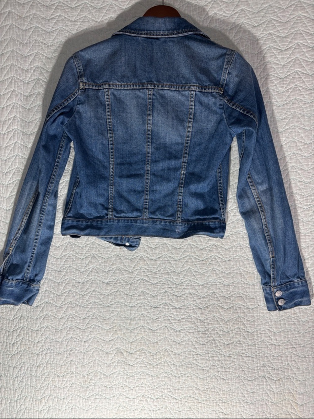 Aeropostale Blue Denim Jean Jacket 100%. Cotton medium EUC - Picture 6 of 6
